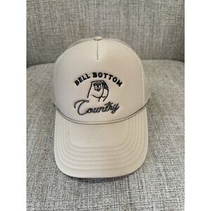 Lainey Wilson Bell Bottom Country Mesh SnapBack Hat Tan